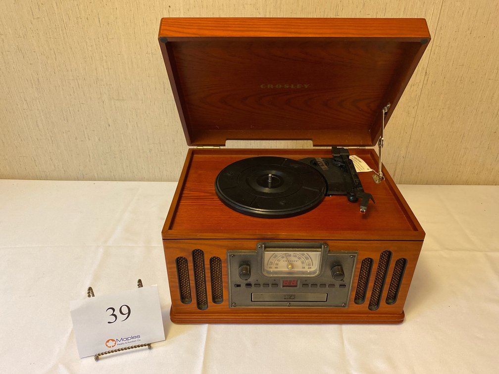 Crosley Record Player AM/FM Radio CD and Cassette Player