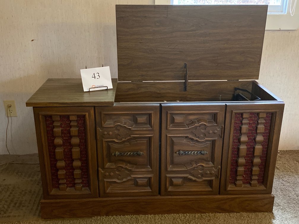 Philco Co. System IV Wooden Console