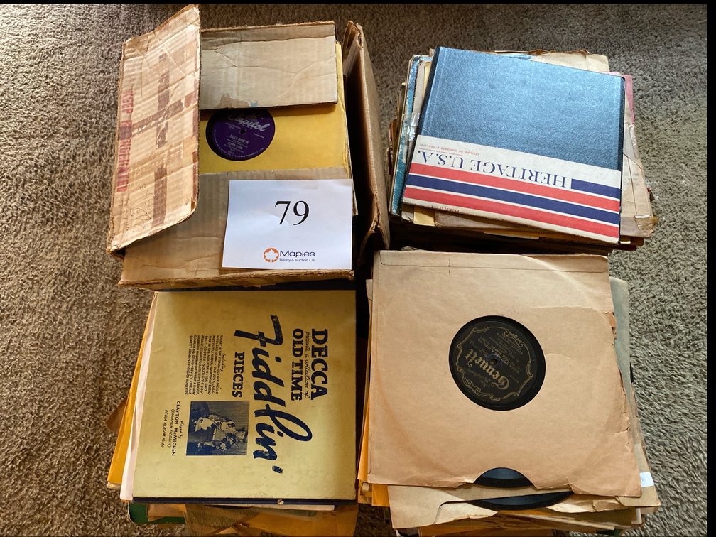 LARGE LOT OF 10” RECORDS 