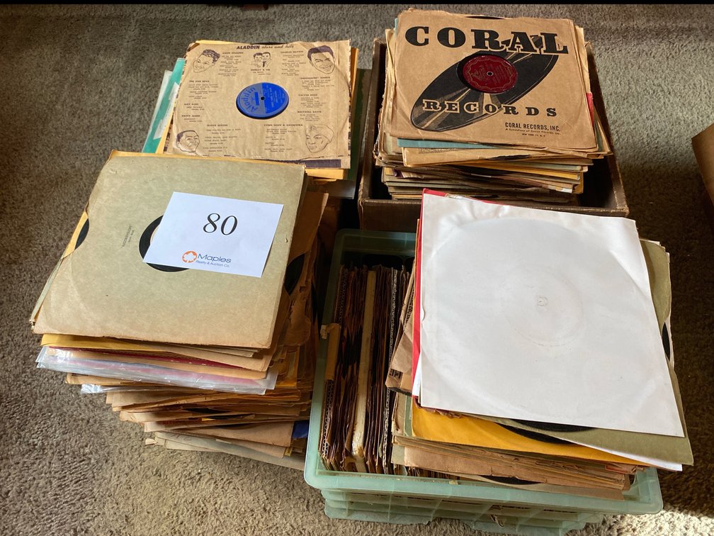 LARGE LOT OF 10”RECORDS