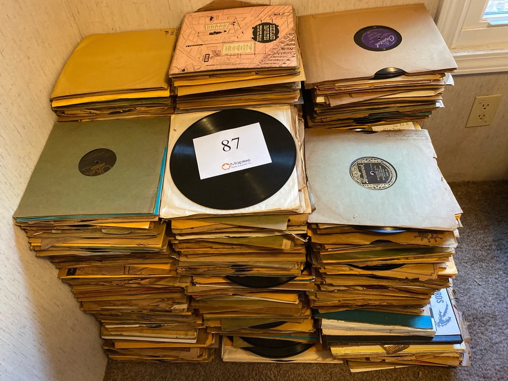 LARGE LOT OF 10” RECORDS