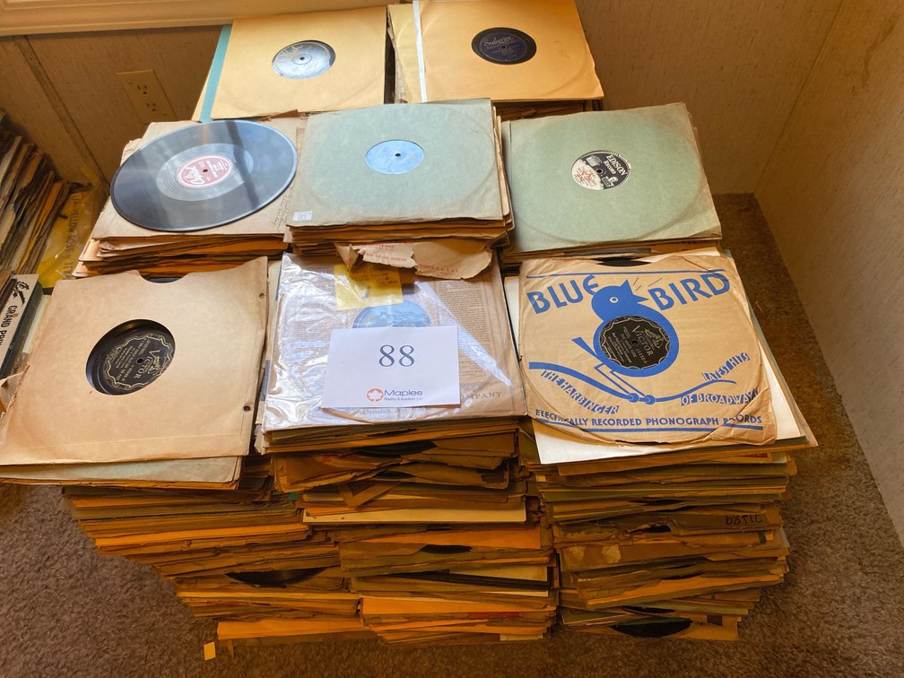 LARGE LOT OF 10” RECORDS