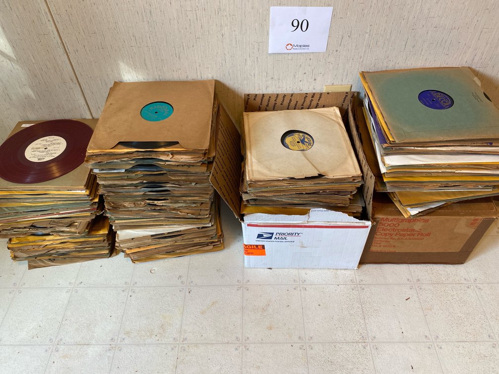 VARIOUS 10” RECORDS