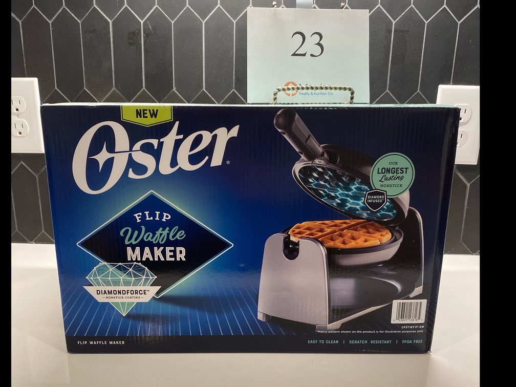 NEW OSTER FLIP WAFFLE MAKER