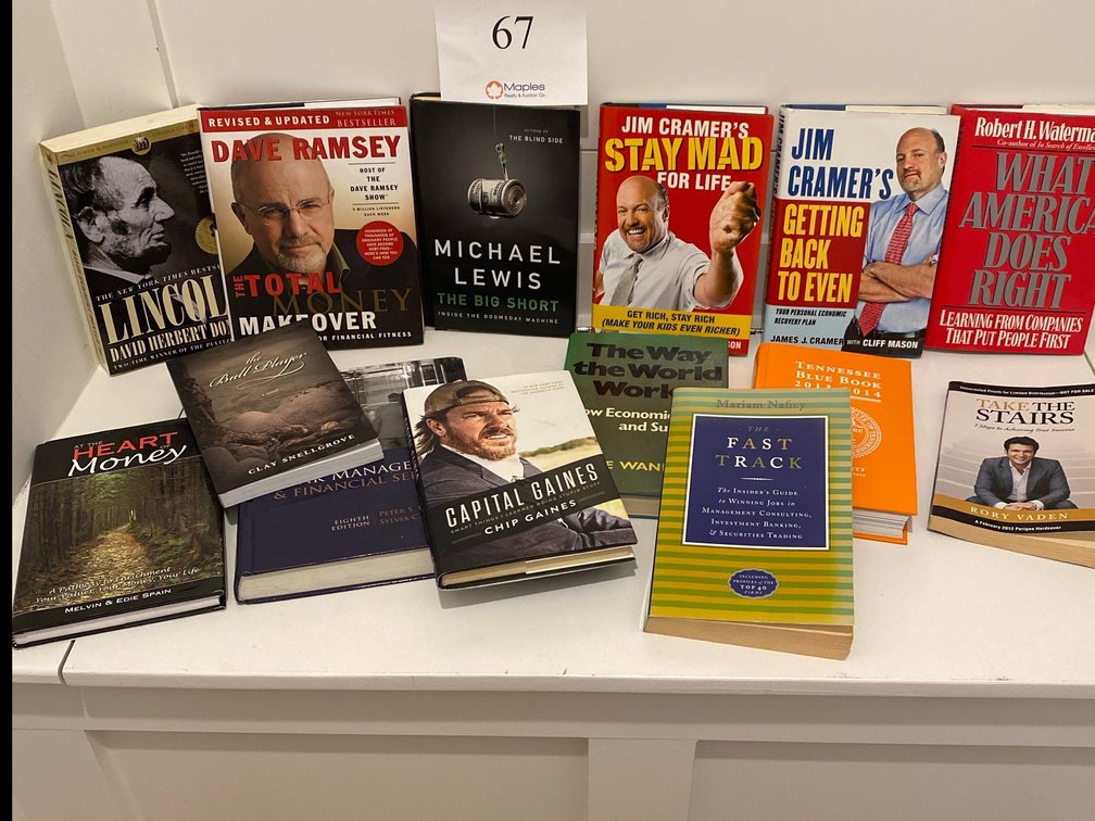 VARIETY OF FINANCIAL FITNESS AND ECONOMIC BOOKS