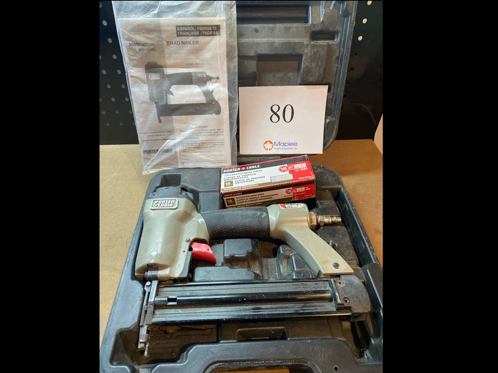 PORTER CABLE BRAD NAILER 18 GA.