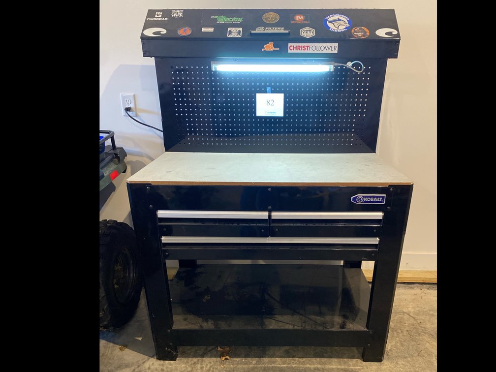 KOBALT WORKBENCH WITH DRAWERS 63”H x 45” W x 24” D