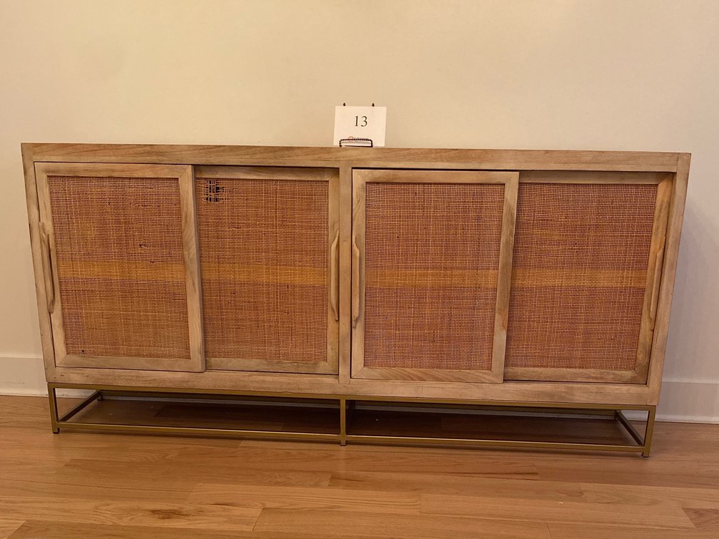 BISCAYNE SIDEBOARD 32”H x 68”W x 14”D MATCHES LOT#14