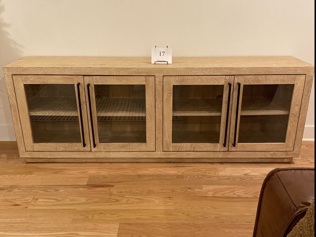 BELENBURG ACCENT CABINET 28.5”H X 80”W x 16”D