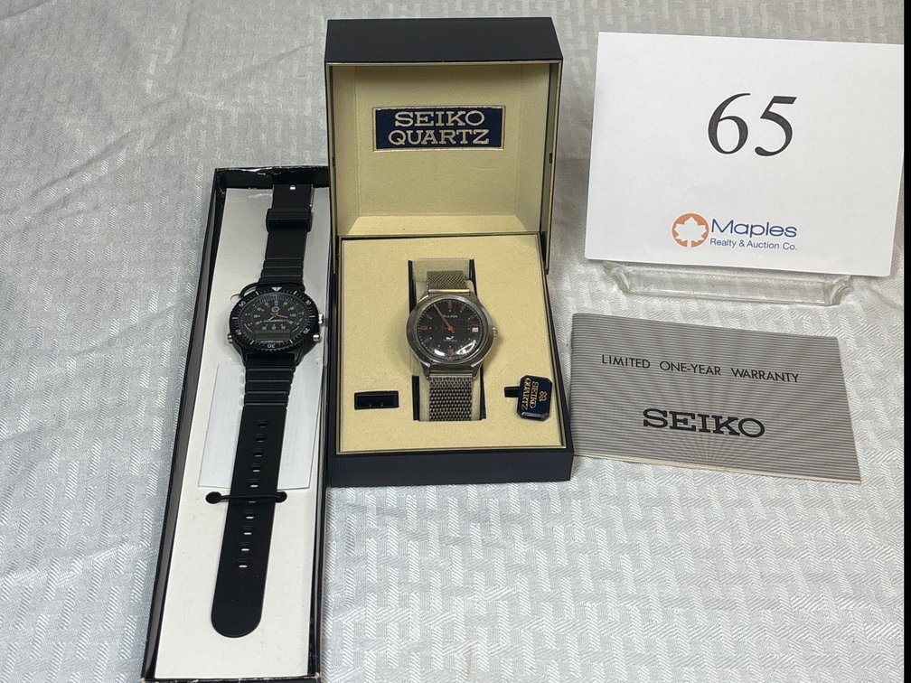 Seiko Quartz / Sweda Aeroshell Watches