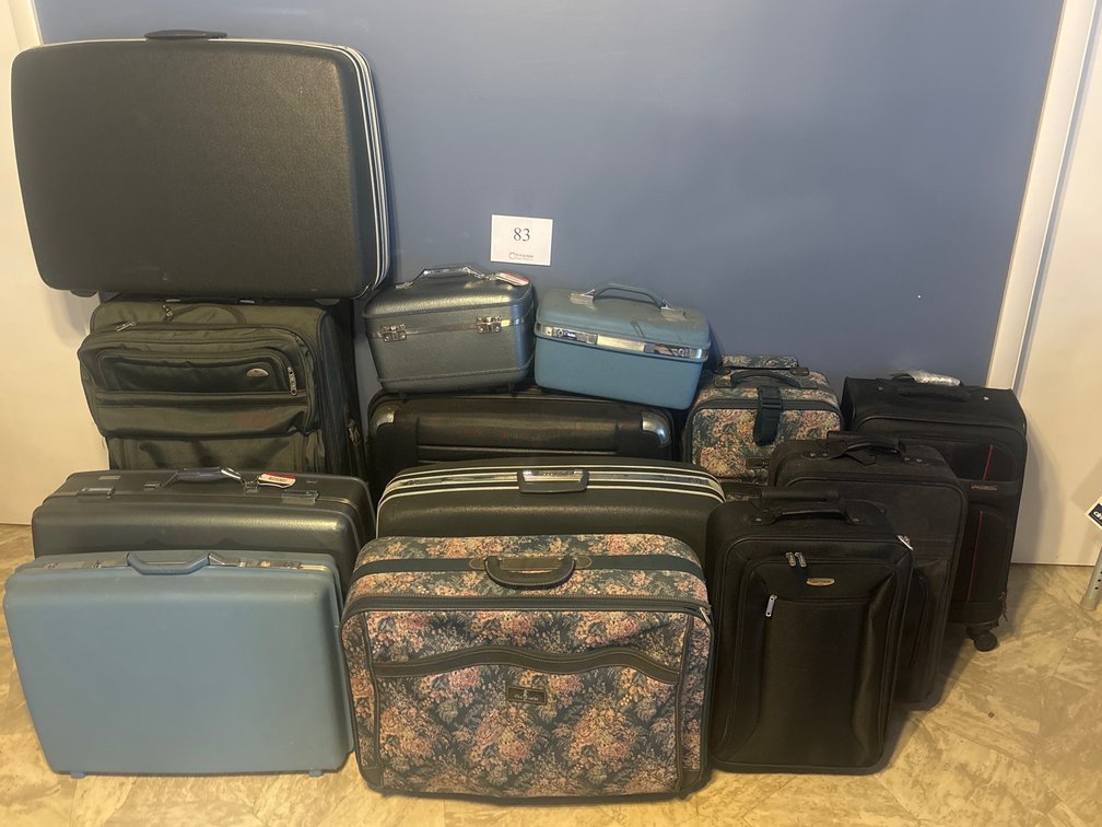 Large Lot of Luggage