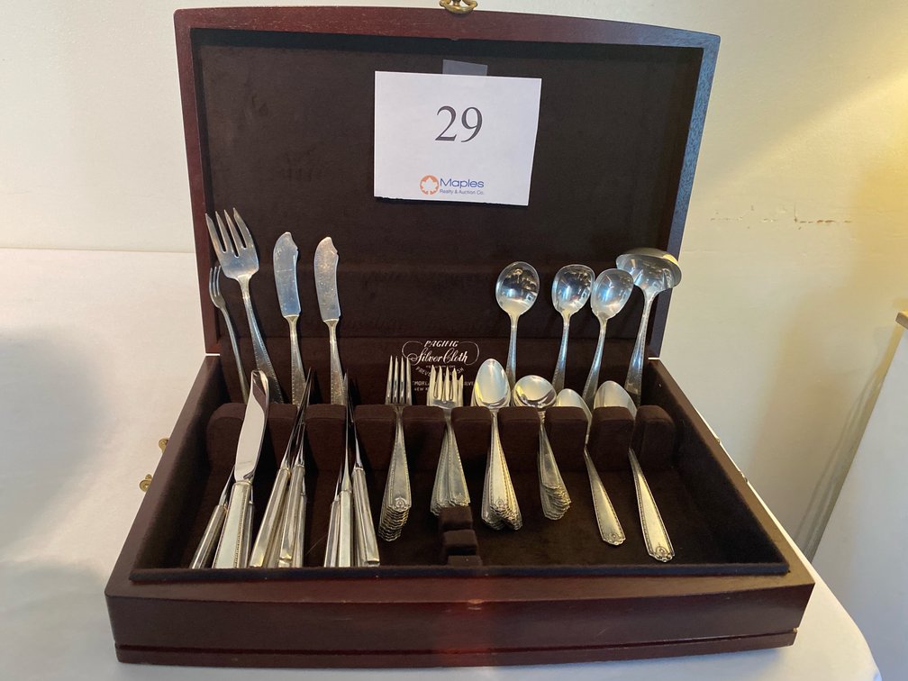 PACIFIC INTERNATIONAL SILVER-PLATE FLATWARE, 12 PIECE SERVING  