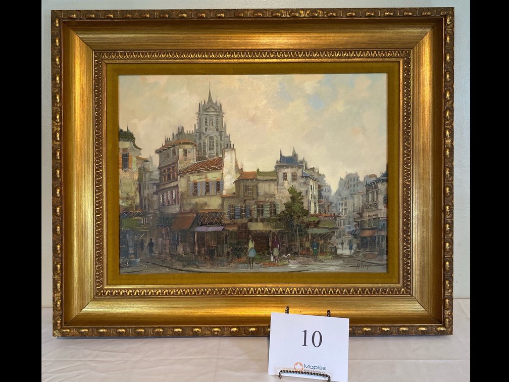 FRAMED SIGNED H ZEEGERS PAINTING 