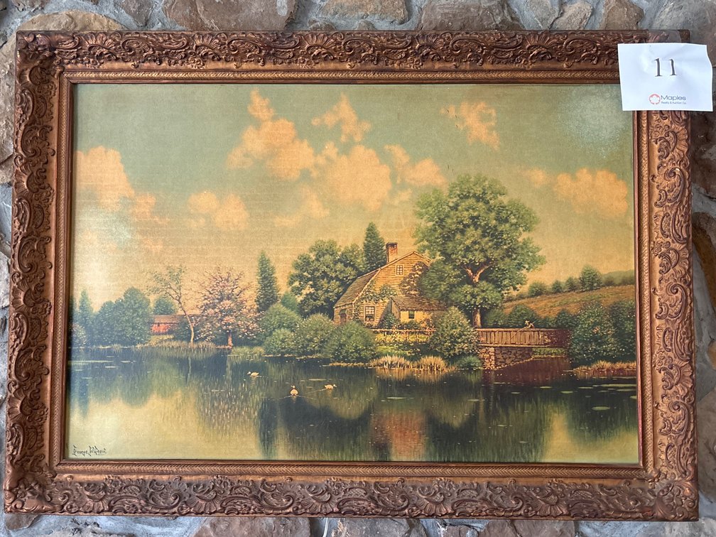 Large Vintage Painting