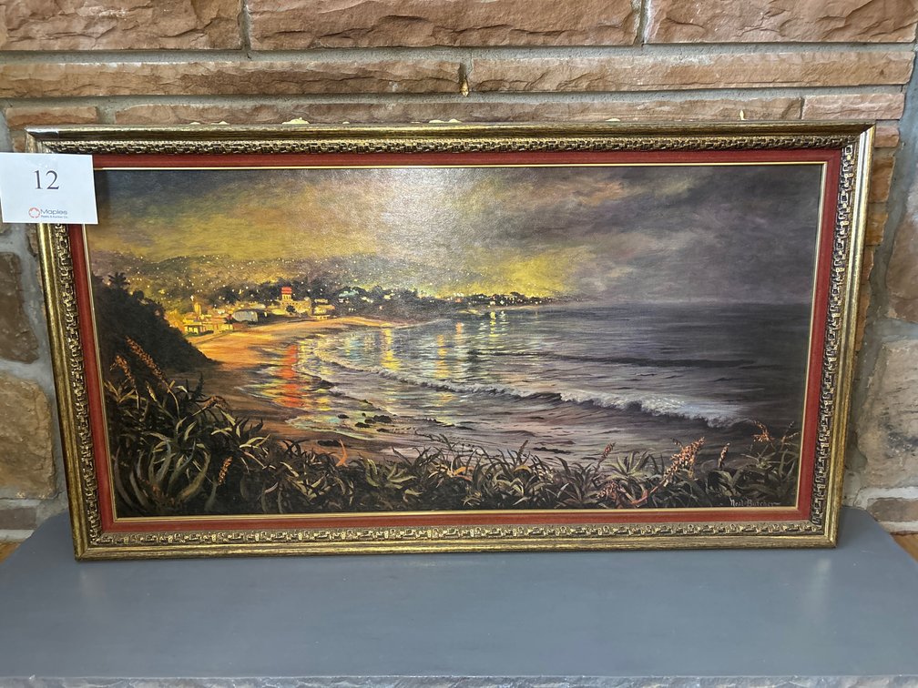 Large Vintage Framed Painting