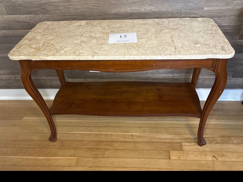 Mid Century Marble Top Table