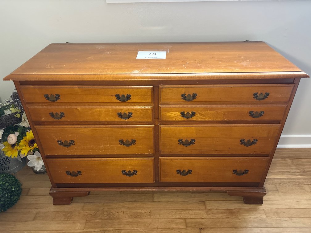 Mid Century Wooden Dresser