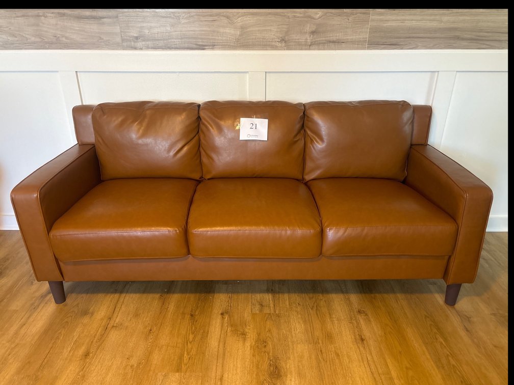 Light Brown Leather Couch