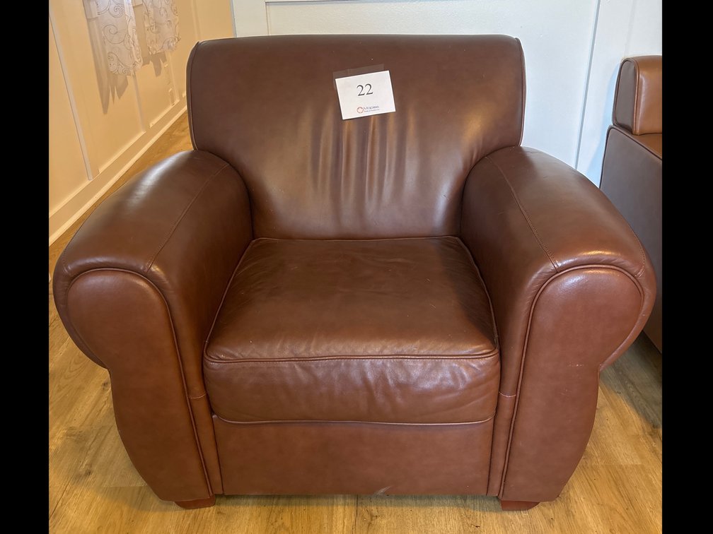 Dark Brown Leather Seat