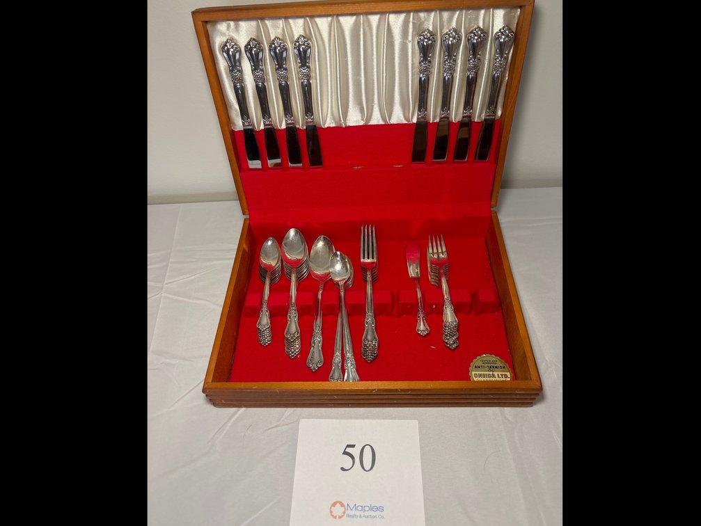 Oneida Silver Flatware Set