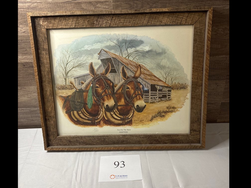 “Two For The Show” Painting