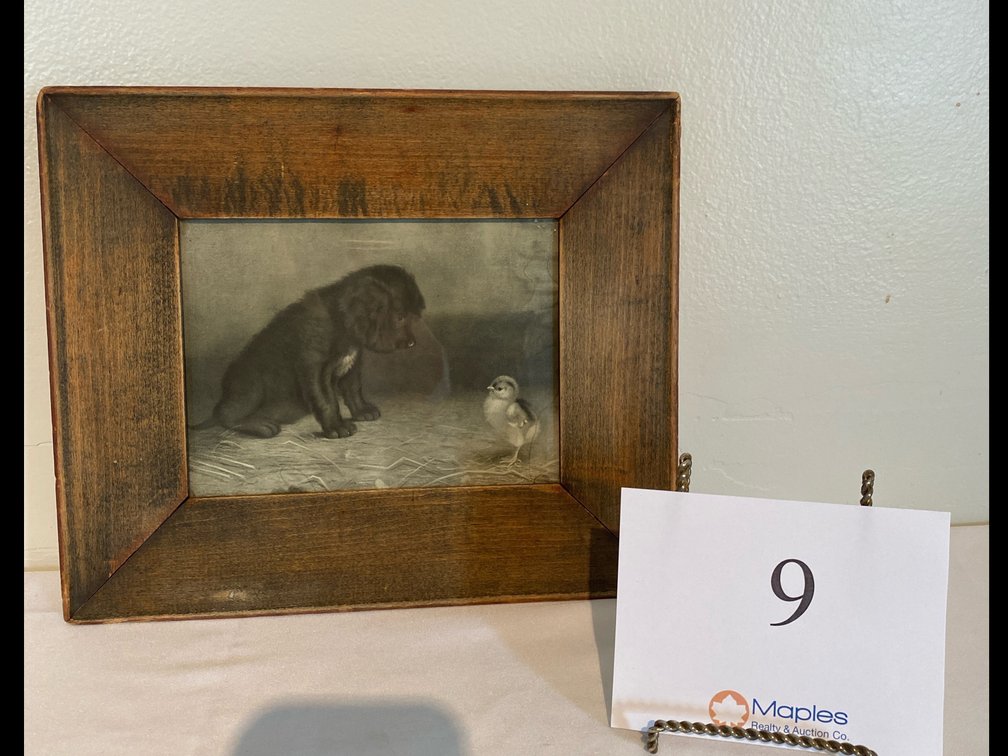 FRAMED BEN AUSTRIAN PICTURE TITLED “HALLO! WHO ARE YOU?”