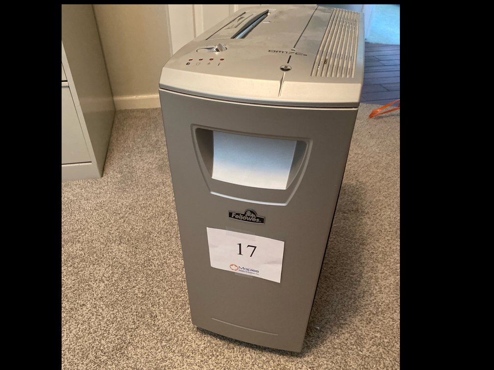 FELLOWES PAPER SHREDDER