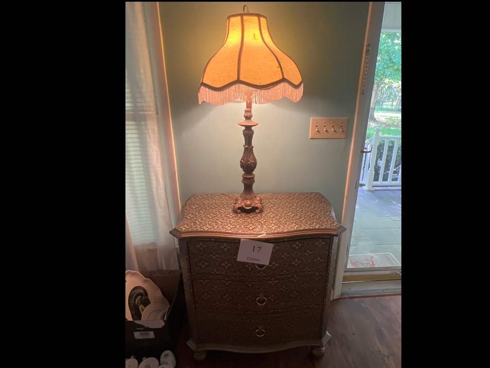 Dresser and Lamp