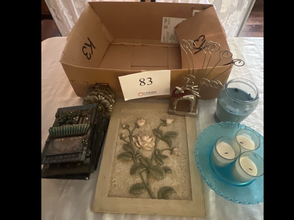 Decorative pieces/candle