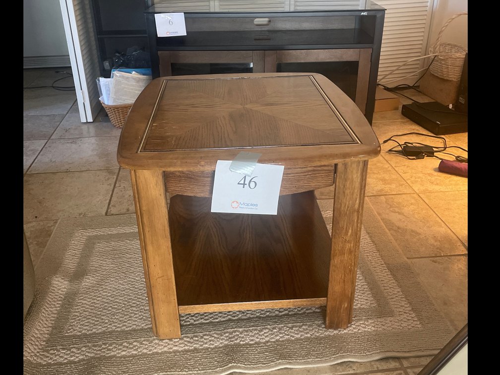 Wooden Side Table 