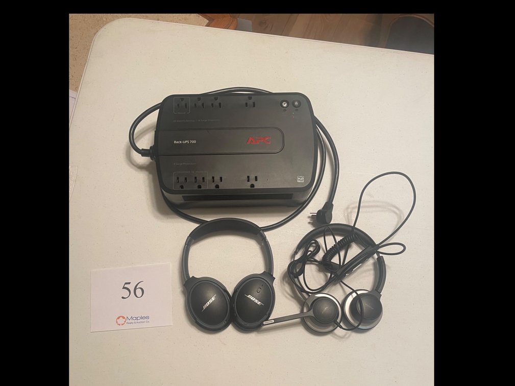 Head Phones, Surge Protector 