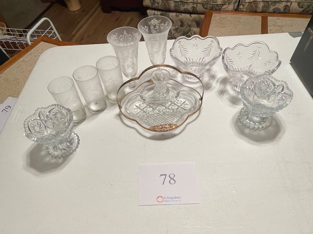 Glass Cups, Bowls 