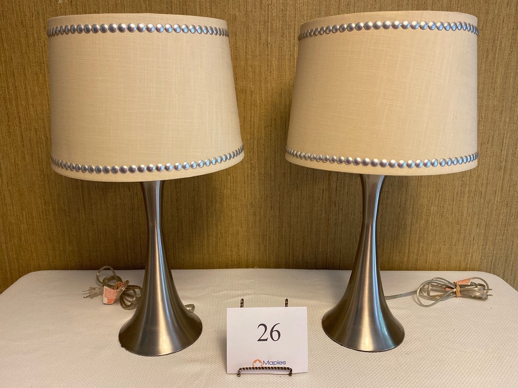 SET OF LAMPS 23”H