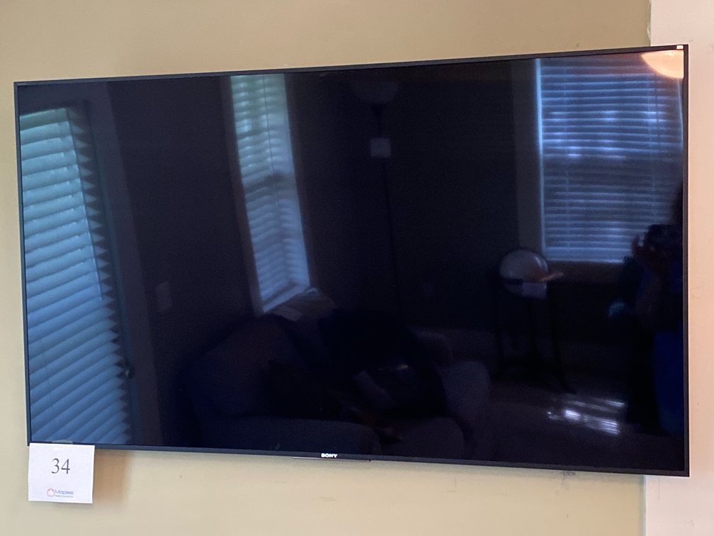 55” SONY TV WITH REMOTE 