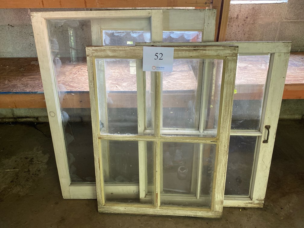 (2) 36x27” Windows and (2) 41”x24” WINDOWS