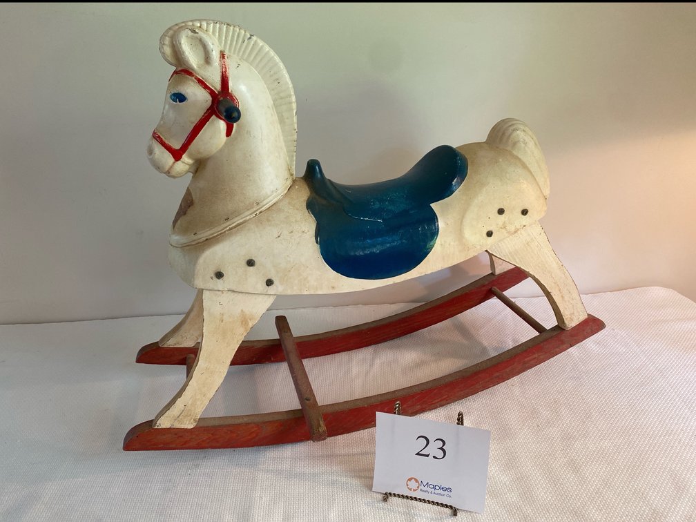 HARRY THE HAIRLESS ROCKING HORSE VINTAGE 