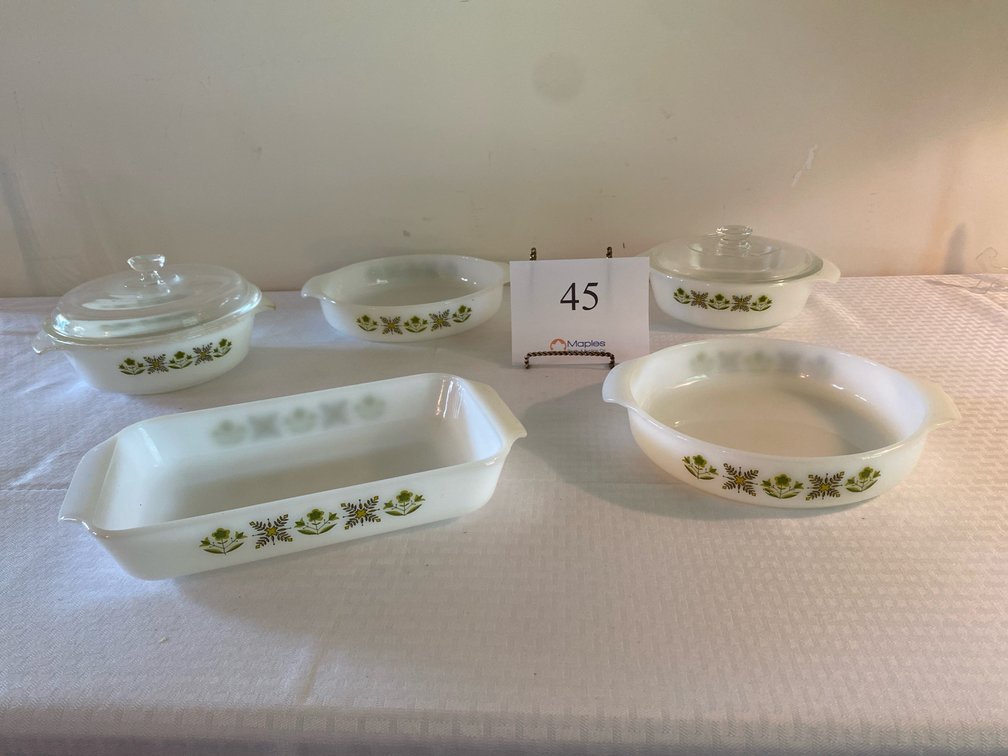 VINTAGE ANCHOR SERVING DISHES