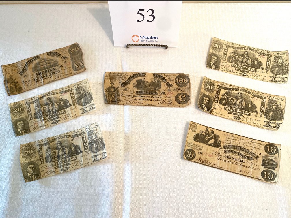 1861 CONFEDERATE MONEY