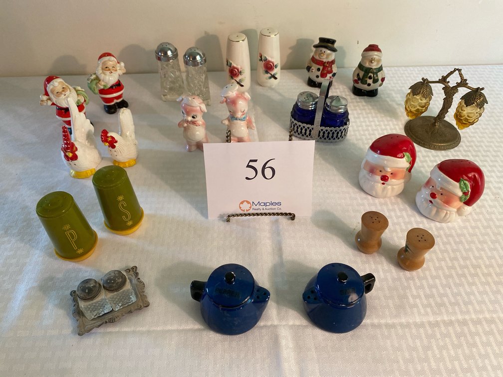 COLLECTION OF SALT AND PEPPER SHAKERS