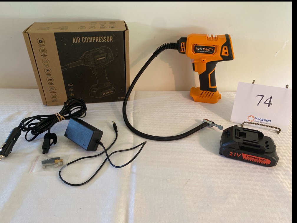 UNTIMATY BATTERY POWERED AIR COMPRESSOR