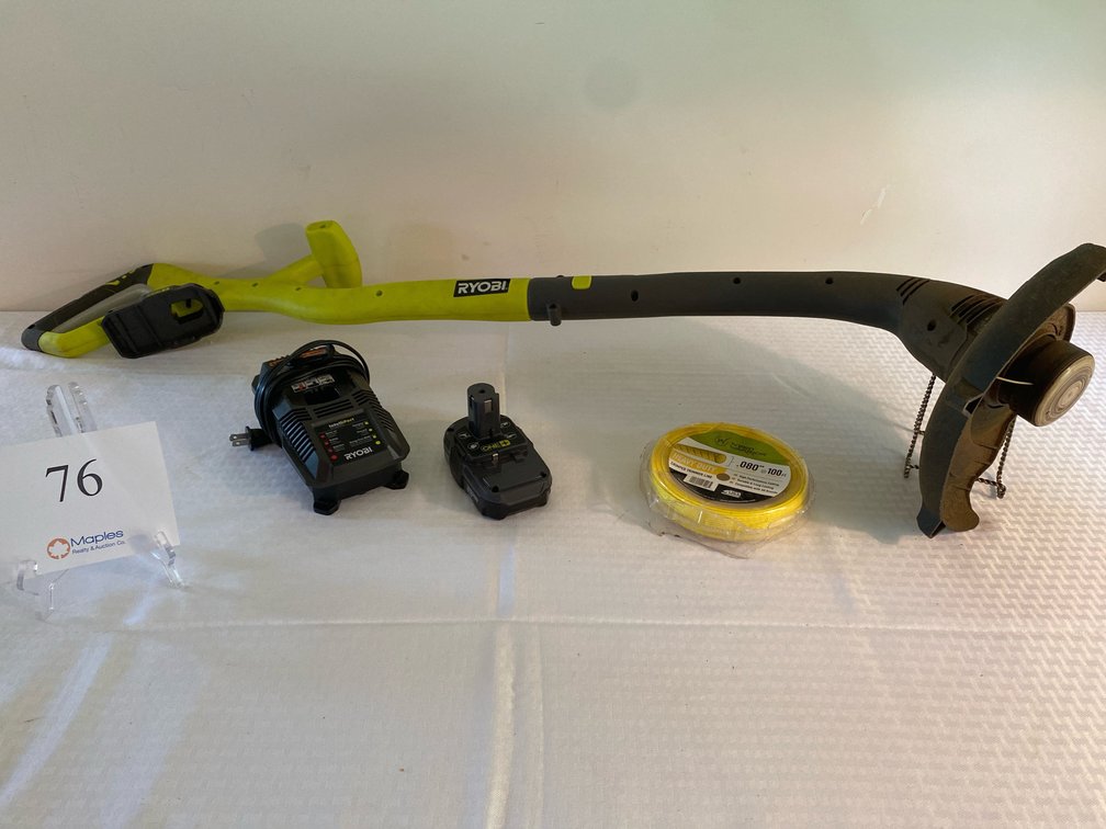 RYOBI BATTERY POWERED WEEDEATER