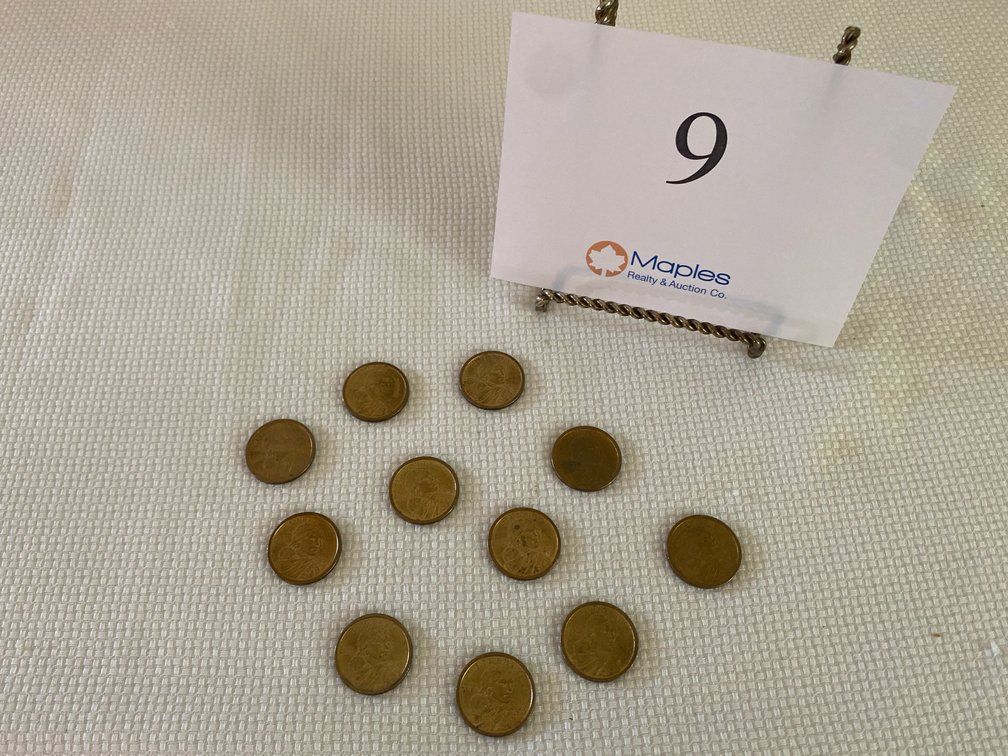 11 SACAGAWEA YEAR 2000 GOLD DOLLARS