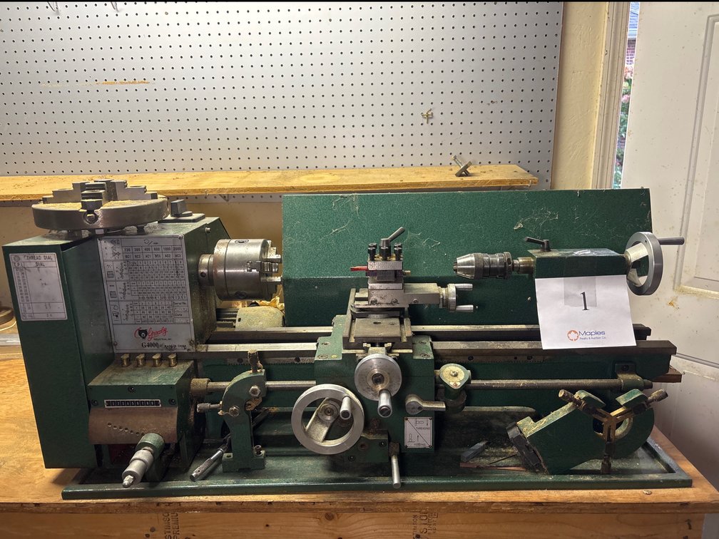 Grizzly G4000 Benchtop Lathe 