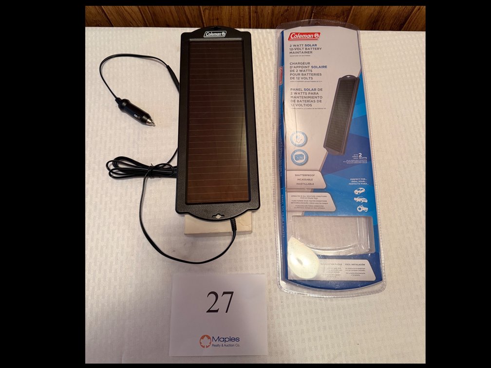 2 watt 12 volt solar battery maintainer 