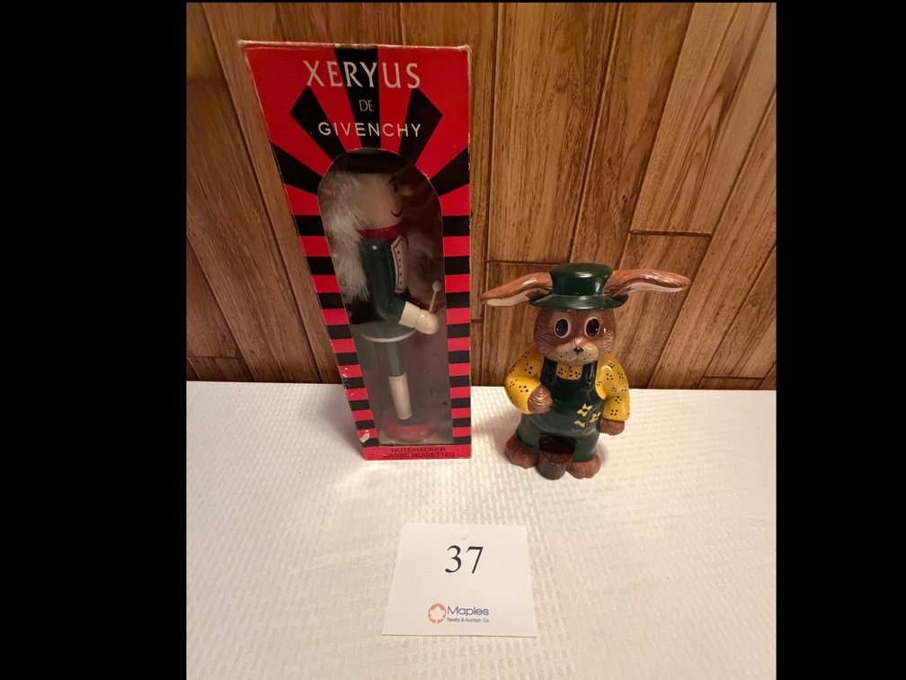 Nutcracker and Rabbit Figurine
