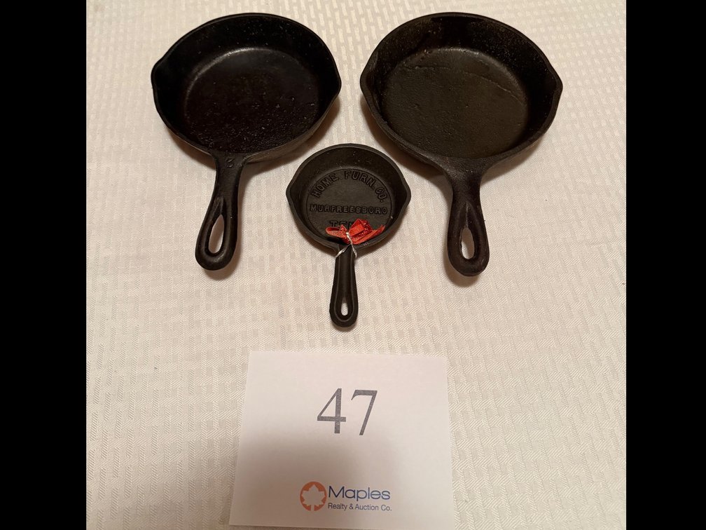 Cast Iron Pans - See description 