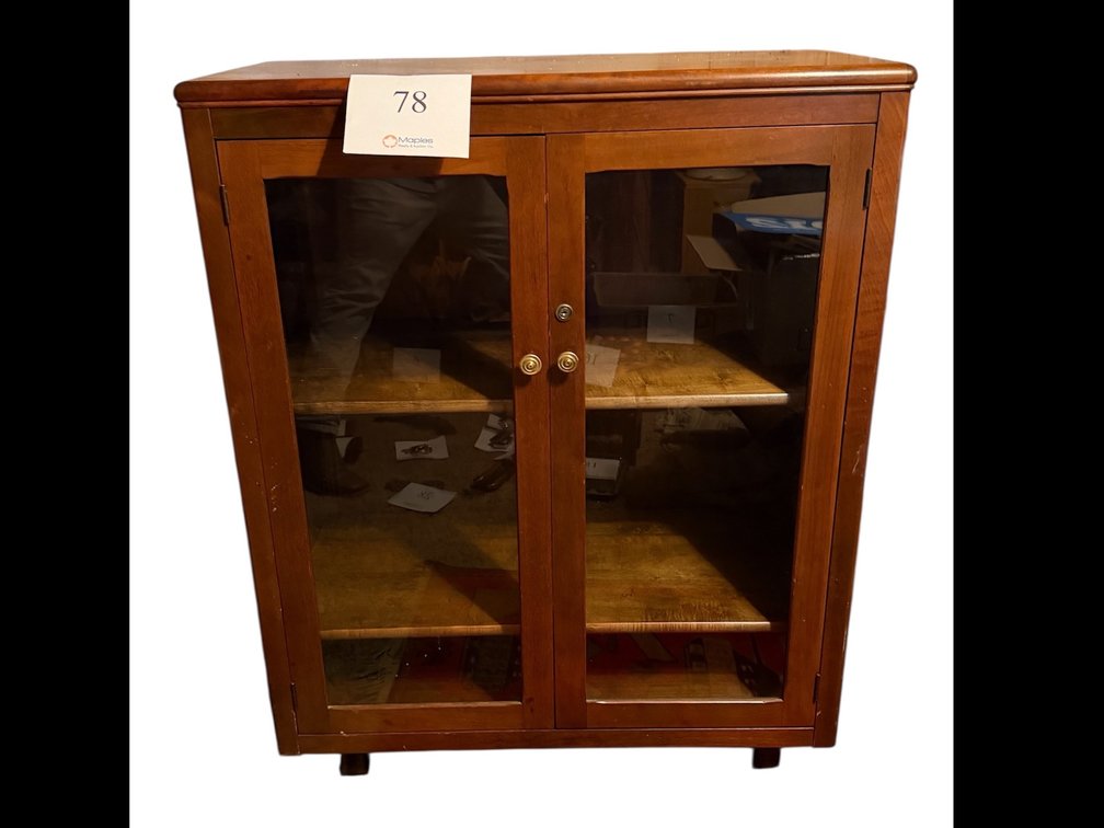 Mahogany Display Cabinet