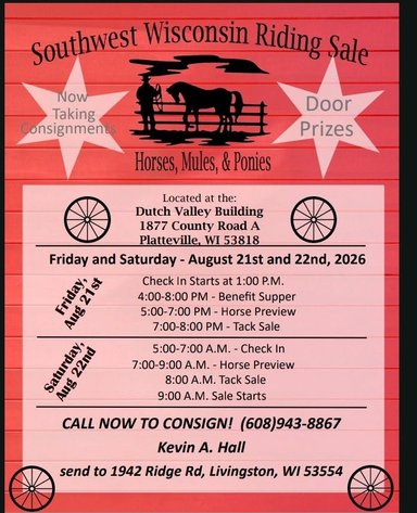 Image for Southwest Wisconsin Riding Horse Sale