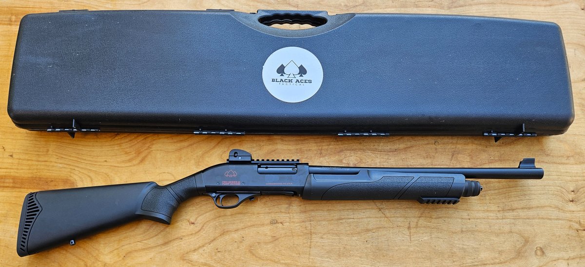 Black Aces Pro Series X 12ga Pump Shotgun