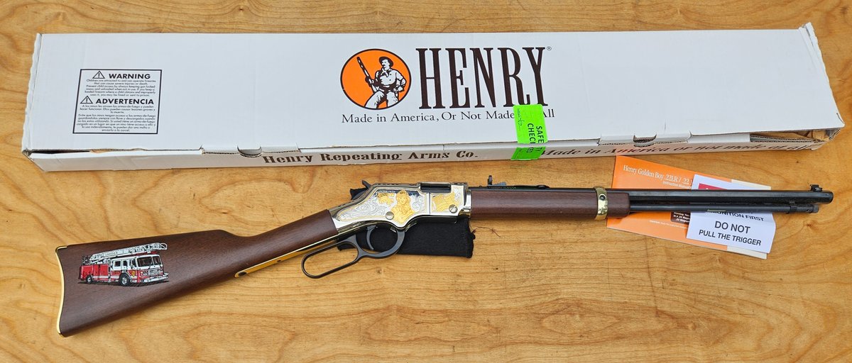 Henry Firemans Tribute Golden Boy 22LR